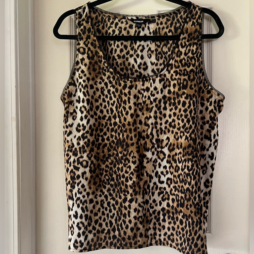 Express cami / tank top Leopard size large